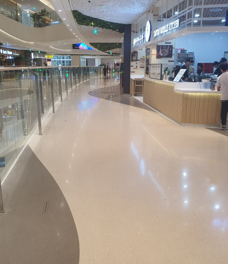 Thi công sàn Terrazzo thương mại (1)