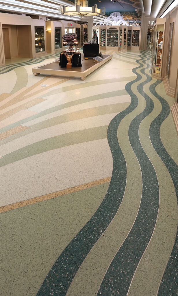 Sàn Terrazzo trung tâm thương mại (1)