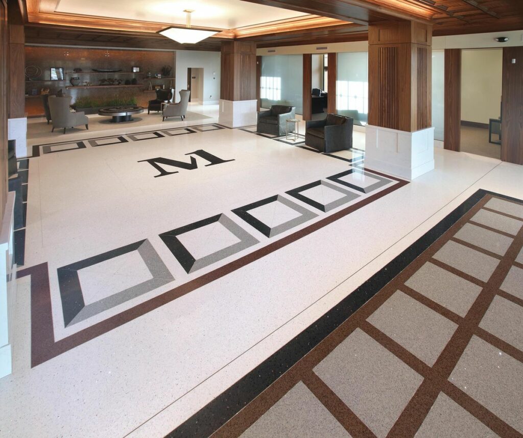 Sàn Terrazzo trung tâm thương mại (4)