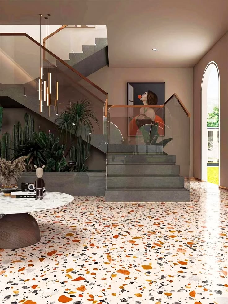 Thi công sàn Terrazzo thương mại (6)