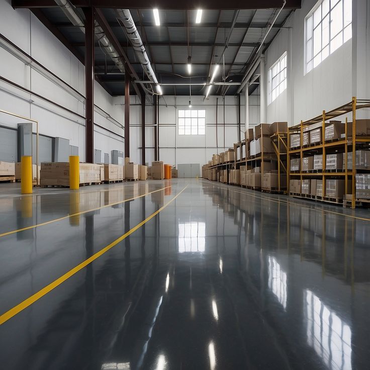Thi công sơn Epoxy nhà xưởng (3)